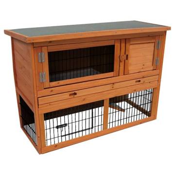 FLAMINGO Rabbit Hutch Loft - Cozy & Durable 111x45x78 cm