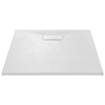 Shower Base Tray SMC White 100x80 cm - Durable & Stylish