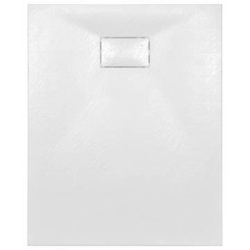 Shower Base Tray SMC White 100x80 cm - Durable & Stylish