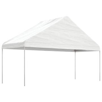 Gazebo with Roof White 5.88x2.23m - Durable & Versatile Shelter