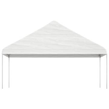 Gazebo with Roof White 5.88x2.23m - Durable & Versatile Shelter