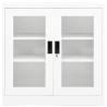 White Steel Office Cabinet 90x40x90 cm - Secure & Stylish