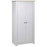 Wardrobe White 80x50x171.5 cm Solid Pine Panama Range Colour white Size 80 x 50 x 171.5 cm Quantity in Package 1 Amount 