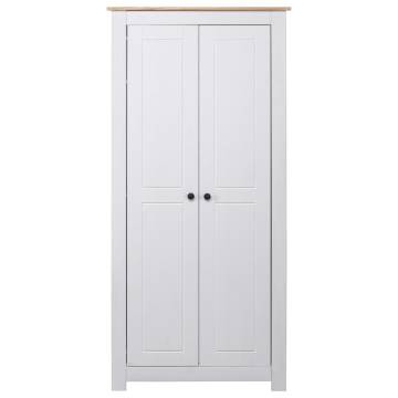 Stylish White Pine Wardrobe 80x50x171.5 cm | HipoMarket