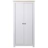 Stylish White Pine Wardrobe 80x50x171.5 cm | HipoMarket