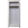 Stylish White Pine Wardrobe 80x50x171.5 cm | HipoMarket