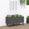 Garden Raised Bed Grey 121x50x57 cm Solid Wood Pine Colour grey pine Size 121 x 50 x 57 cm Quantity in Package 1 