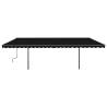 Manual Retractable Awning 6x3 m Anthracite - HipoMarket