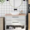 Wooden Bathroom Countertop 100x50cm - Beech | HipoMarket