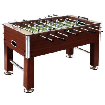 Football Table Steel 60kg - 140x74.5cm Brown | HipoMarket