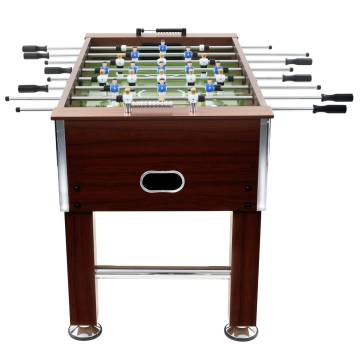 Football Table Steel 60kg - 140x74.5cm Brown | HipoMarket