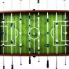 Football Table Steel 60kg - 140x74.5cm Brown | HipoMarket