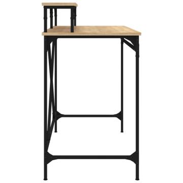 Desk Sonoma Oak - Industrial Charm & Durability | HipoMarket