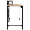 Desk Sonoma Oak - Industrial Charm & Durability | HipoMarket