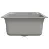 Double Basins Grey Granite Kitchen Sink - Quartz Composite Quality