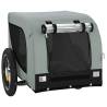 Pet Bike Trailer - Grey & Black Oxford Fabric | HipoMarket