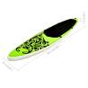 Inflatable Stand Up Paddleboard Set - 305x76 cm Green