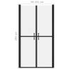 Stylish Shower Door Frosted ESG 98-101x190 cm | HipoMarket