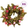 Artificial Flower Garlands 6 pcs Rose 215 cm Colour rose 