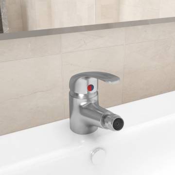 Stylish Silver Bathroom Bidet Mixer Tap - 13x12 cm