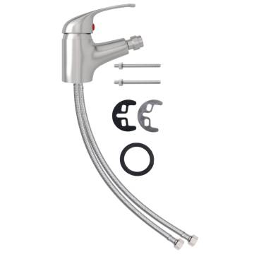 Stylish Silver Bathroom Bidet Mixer Tap - 13x12 cm