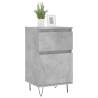 Trendy Concrete Grey Sideboards - 2 pcs | HipoMarket UK