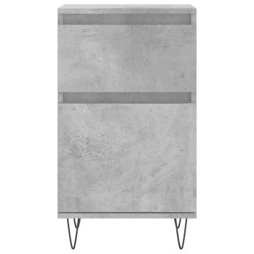 Trendy Concrete Grey Sideboards - 2 pcs | HipoMarket UK