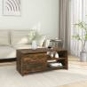 Coffee Table Smoked Oak 102x50x45 cm Engineered Wood Colour smoked oak Quantity in Package 1 