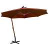 Hanging Parasol with Pole Terracotta 3.5x2.9 m Solid Fir Wood Colour terracotta Size 3.5 x 2.9 m Quantity in Package 1 