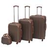 Four Piece Hardcase Trolley Set Coffee Colour coffee Quantity in Package 1 Number of wheels 4 