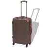 Four Piece Hardcase Trolley Set Coffee - Durable & Stylish