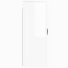 Wall Mounted Cabinets 2 pcs High Gloss White - Stylish Storage