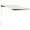 Manual Retractable Awning 300x250 cm Cream | Hipomarket