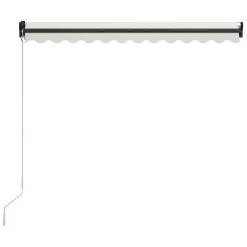 Manual Retractable Awning 300x250 cm Cream | Hipomarket