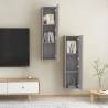 Wall-mounted TV Cabinets 2 pcs Grey Sonoma | Hipomarket