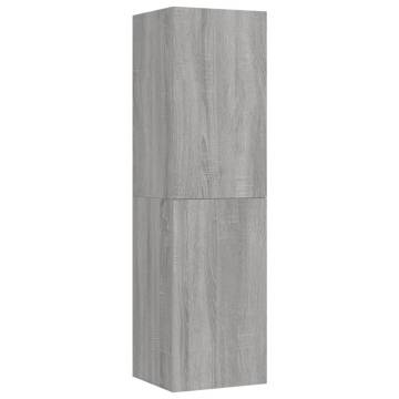 Wall-mounted TV Cabinets 2 pcs Grey Sonoma | Hipomarket