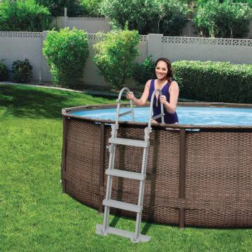 Bestway 4-Step Pool Safety Ladder - Flowclear 122 cm | Hipomarket