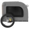 Pet Bike Trailer - Orange & Grey Oxford Fabric & Iron