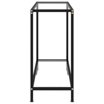 Stylish Transparent Console Table - 80x35x75 cm