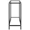 Stylish Transparent Console Table - 80x35x75 cm