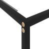 Stylish Transparent Console Table - 80x35x75 cm