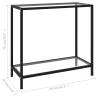 Stylish Transparent Console Table - 80x35x75 cm
