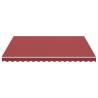 Burgundy Red Replacement Awning Fabric 4x3.5 m - Hipomarket