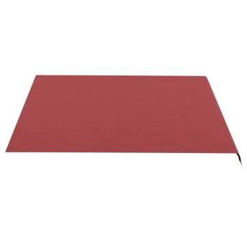 Burgundy Red Replacement Awning Fabric 4x3.5 m - Hipomarket