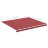 Burgundy Red Replacement Awning Fabric 4x3.5 m - Hipomarket