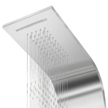 Curved Stainless Steel Shower Panel System | Hipomarket