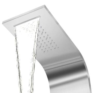 Curved Stainless Steel Shower Panel System | Hipomarket