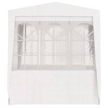 Professional 2.5x2.5m Party Tent with Side Walls - White