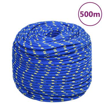 Boat Rope Blue 10mm 500m Polypropylene - Durable & Versatile