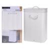 Bathroom Solutions Foldable Laundry Basket - White